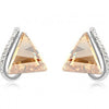 Crystal Bohemia Luxury Triangle Stud Earring